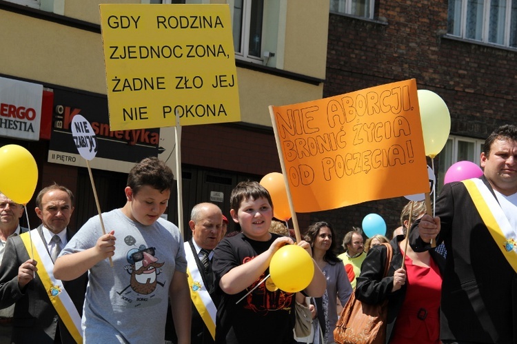 Marsz dla Życia i Rodziny - Wodzisław Śl. 2013