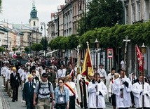 Procesja przeszła w VI Dniu Dziękczynienia Traktem Królewskim do Wilanowa