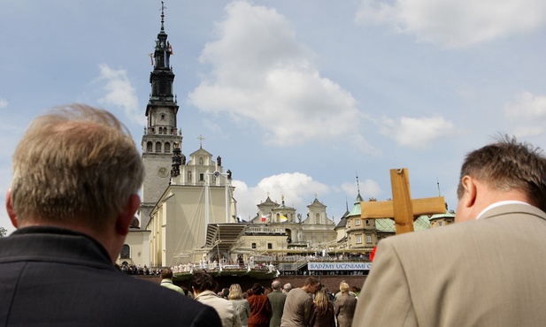 Pocztowcy na Jasnej Górze