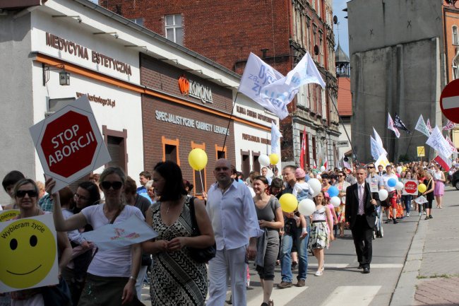 Marsz za życiem i rodziną w Bytomiu