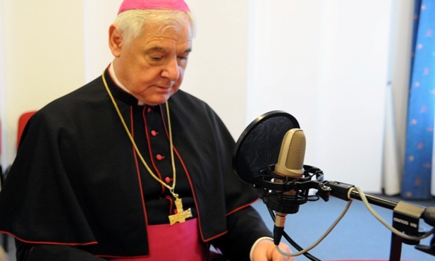 Abp Gerhard Ludwig Müller w studiu Radia Plus Radom