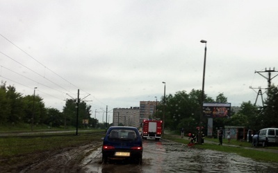 Oberwanie chmury nad stolicą Małopolski