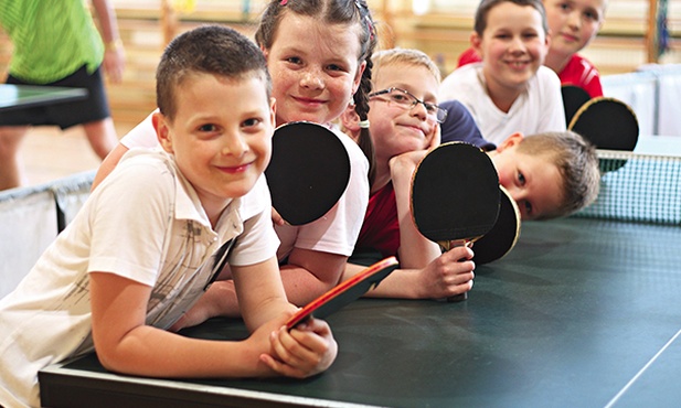 Dla najmłodszych tenis stołowy to zabawa 