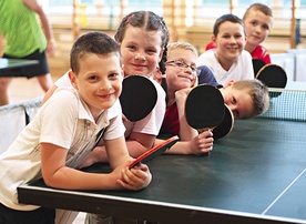 Dla najmłodszych tenis stołowy to zabawa 