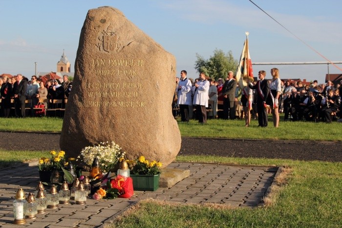 Msza św. w rocznicę wizyty Jana Pawła II odbyła się w miejscu papieskiej celebry