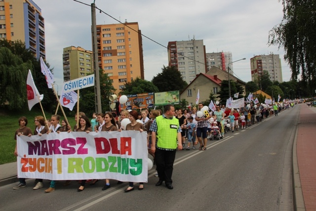 Marsz dla Życia i Rodziny - Oświęcim, 16 czerwca 2013 r.