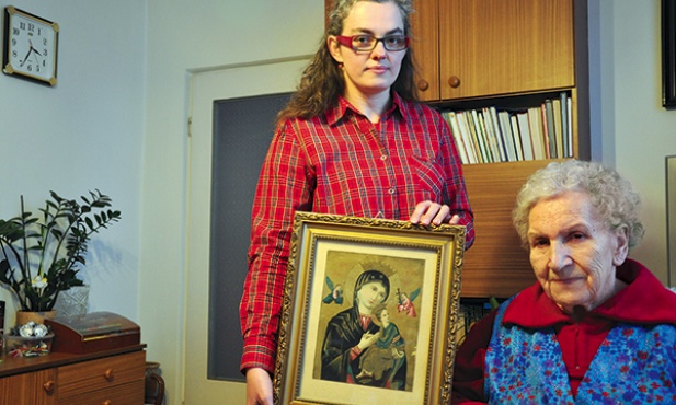 Pani Izabela z wnuczką Magdaleną 