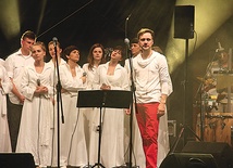 Na dziedzińcu Zamku Lubelskiego wystąpił zespół Gospel Rain 