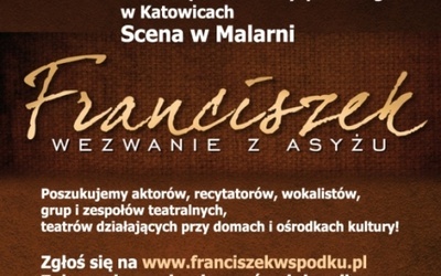 Casting do megawidowiska "Pieśń o św. Franciszku" w Spodku, Katowice, 26 czerwca