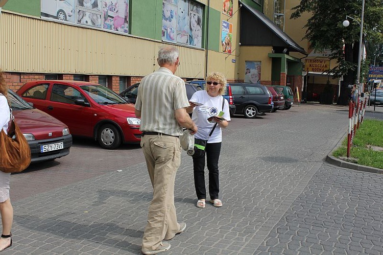 Happening ewangelizatorów