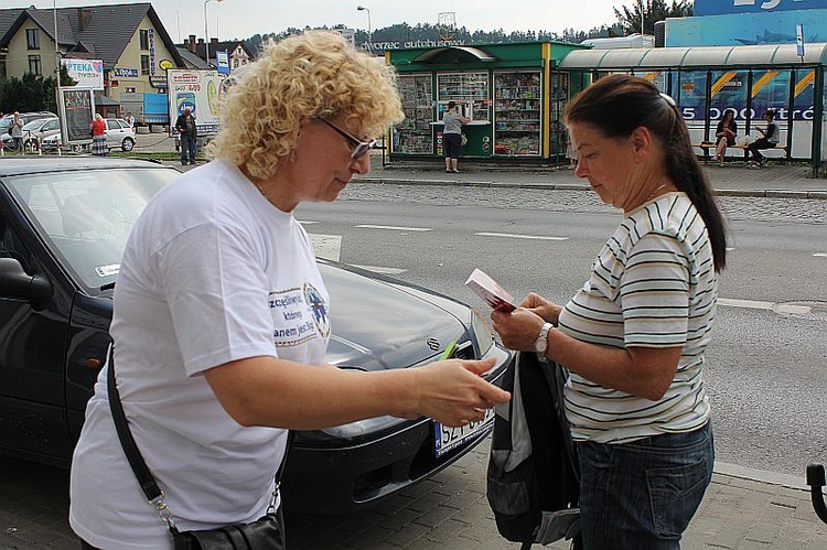 Happening ewangelizatorów