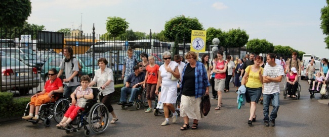 Niepełnosprawni na Jasnej Górze