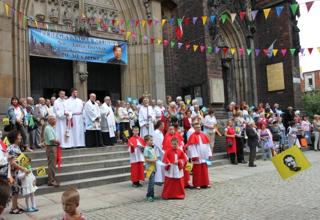 Ksiądz Bosko przejechał przez miasto