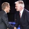 Schetyna nie kandyduje, Tusk walczy z Gowinem