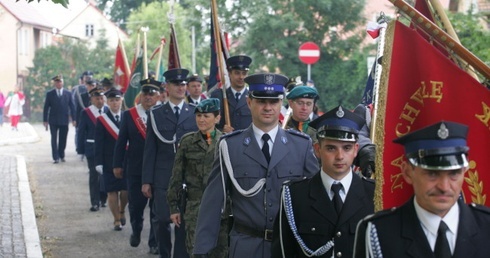 Mundurowi u św. Jadwigi