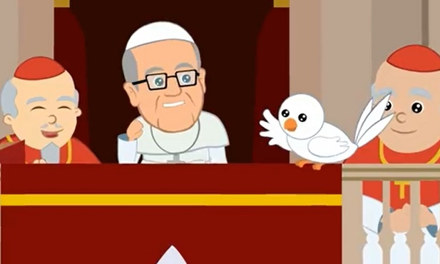 Zobacz kreskówkę o papieżu