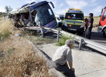Wypadek autokaru w Hiszpanii