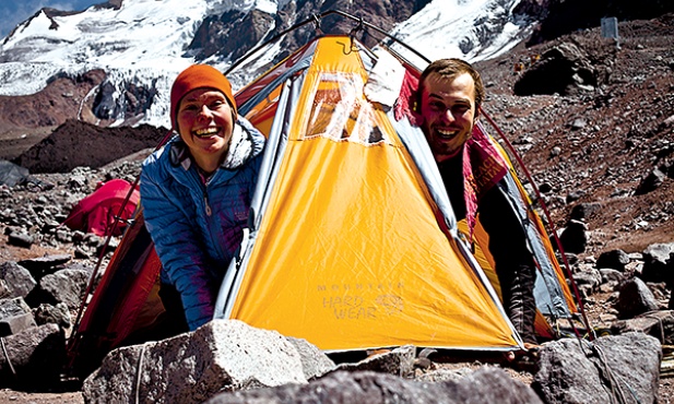  Podczas swojej wyprawy Agnieszka i Mateusz zdobywali również szczyty. Jednym z nich była najwyższa góra Ameryki Południowej – Aconcagua