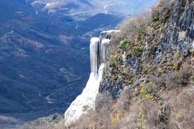 Hierve el Agua w meksykańskim stanie Oaxaca