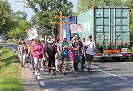  Od 6 do 11 lipca pielgrzymi przeszli ponad 120 km z Bieżunia do sanktuarium w Niepokalanowie