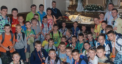 Ministranci ze Śląska modlili się na Górze Błogosławieństw