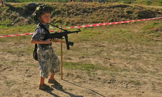 Militarna pasja zaczyna się wcześnie.