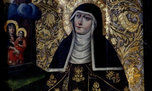 Kinga z bryłą soli