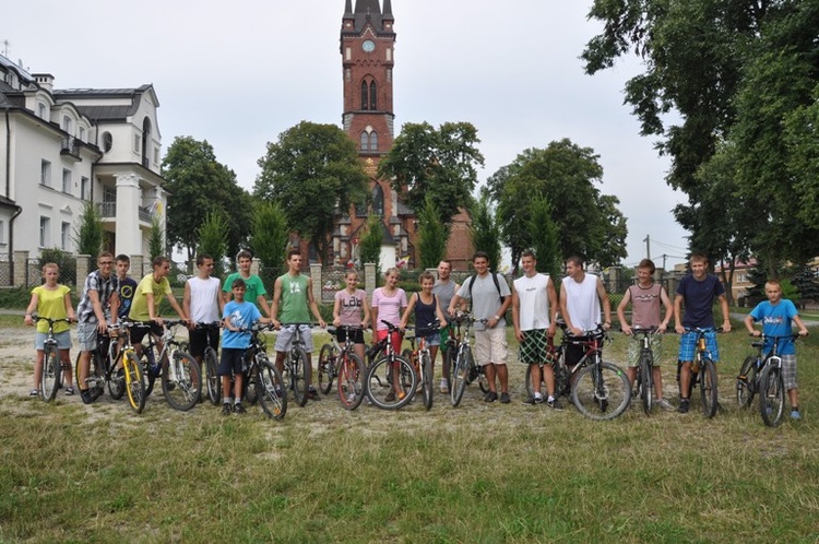 Grupa rowerowa z par. św. Małgorzaty w Nowym Sączu