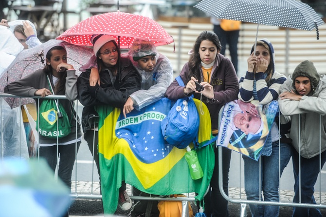 Rio 2013 - papież na Copacabana