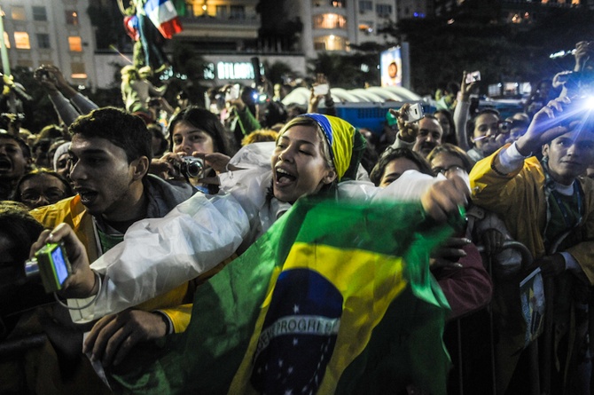 Rio 2013 - papież na Copacabana