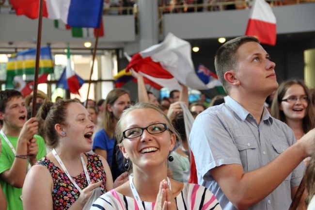 ŚDM 2016 w Krakowie - wybuch radości