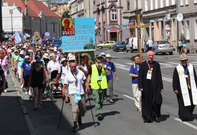 Pielgrzymka Świdnicka w drodze