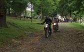 Motocykliści na Górze św. Anny