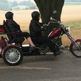 Motocykliści na Górze św. Anny