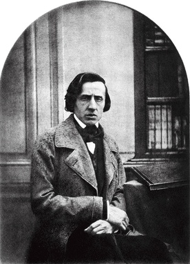 Fryderyk Chopin. Fotografia Louisa Augusta Bissona z 1849 r. wykonana krótko przed śmiercią