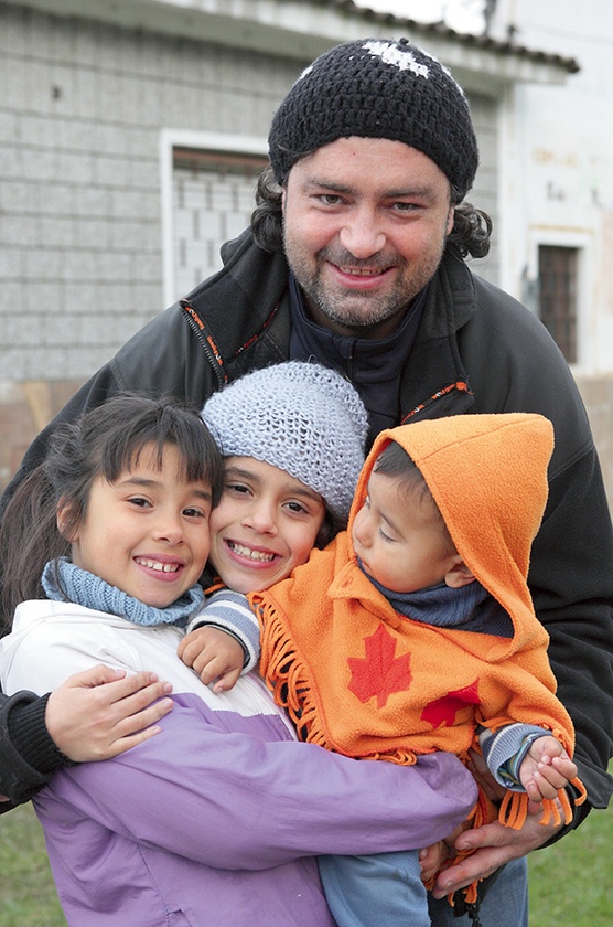 Br. Andrzeja Gancarczyka uwielbiają dzieci z barrio Borro