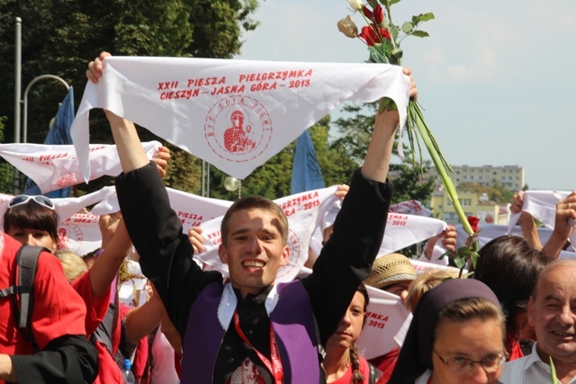 Pielgrzymi cieszyńscy na Jasnej Górze