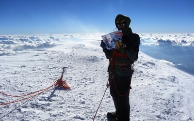 "Gość" na Mt. Blanc