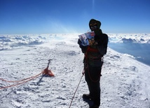 "Gość" na Mt. Blanc