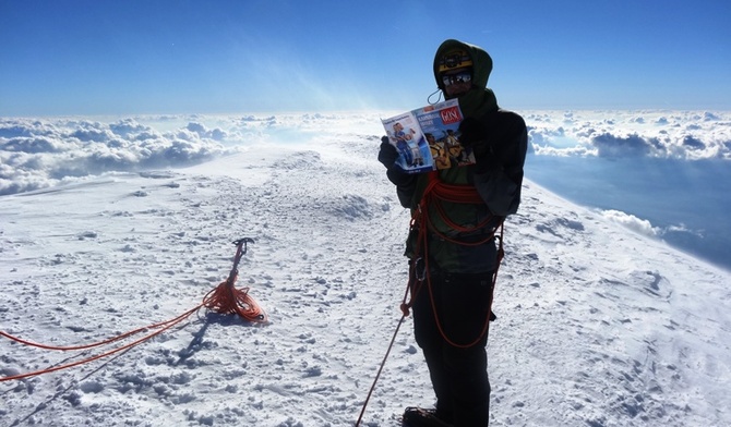 "Gość" na Mt. Blanc