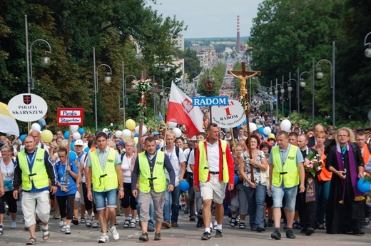 Pielgrzymka radomska dotarła na Jasną Górę