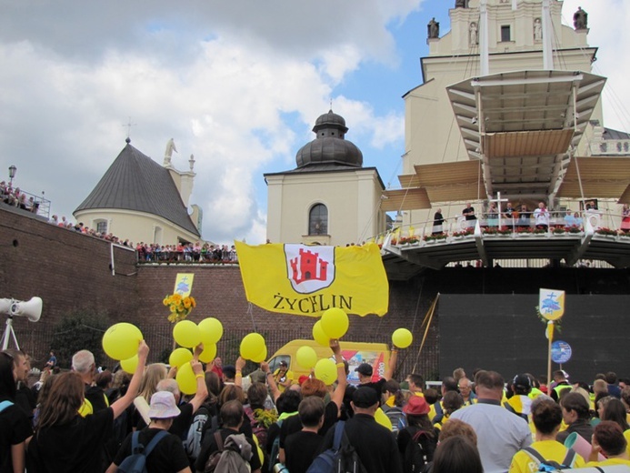 Pielgrzymi 18. ŁPPM na Jasnej Górze