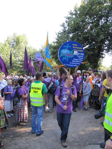 Pielgrzymi 18. ŁPPM na Jasnej Górze