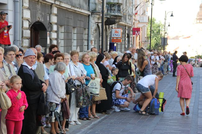 Pożeganie pielgrzymów w Tarnowie 