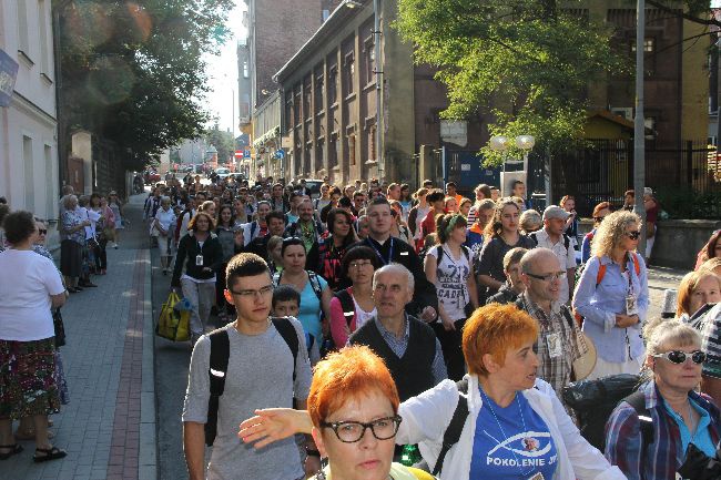 Pożeganie pielgrzymów w Tarnowie 