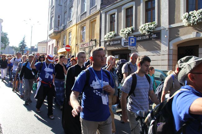 Pożeganie pielgrzymów w Tarnowie 