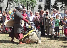 Pokazy walk rycerskich były bardzo emocjonujące