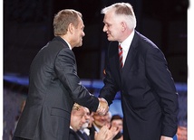 Przyjaźń między Donaldem Tuskiem a Jarosławem Gowinem to już przeszłość. Kampania wyborcza w PO była bardzo ostra