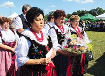 Gospodarze z całej diecezji w Wieprzu dziękowali Bogu za tegoroczne plony