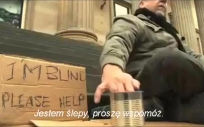 Jestem ślepy...
